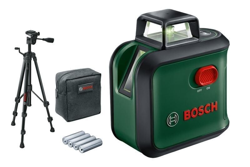 BOSCH AdvancedLevel 360 Yeşil Lazer Terazi (TT 150 Tripod İle Birlikte)
