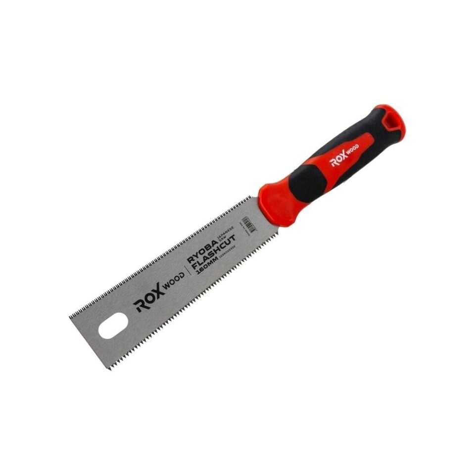 ROX WOOD 0332 Ryoba Flachut Çift Taraflı Mini Ahşap Testere 160 mm