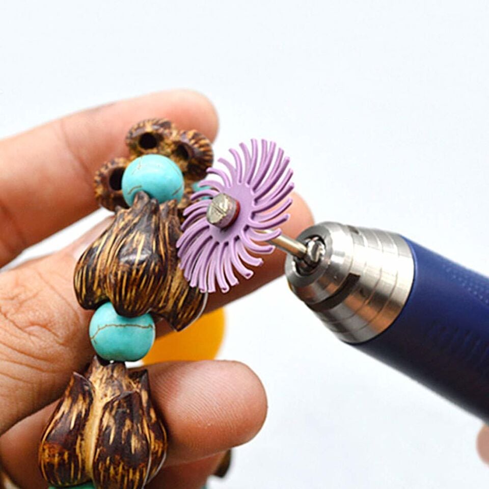 ROX Wood Detay Parlatma Fırça Seti 10 Parça (Dremel Uyumlu)