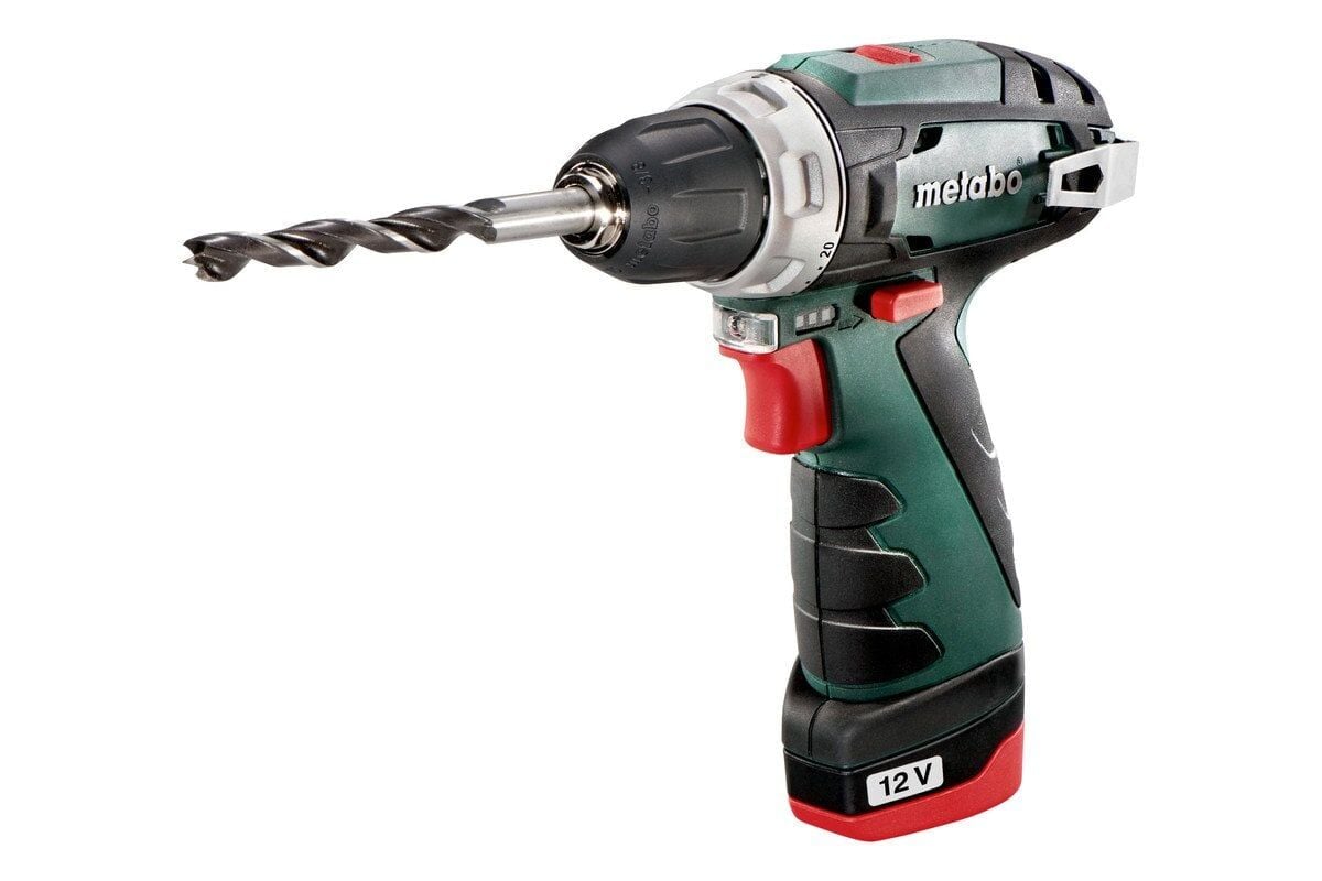METABO POWERMAXX BS 12 Volt 2,0 Amper Bez Çantalı Tek Akülü Matkap