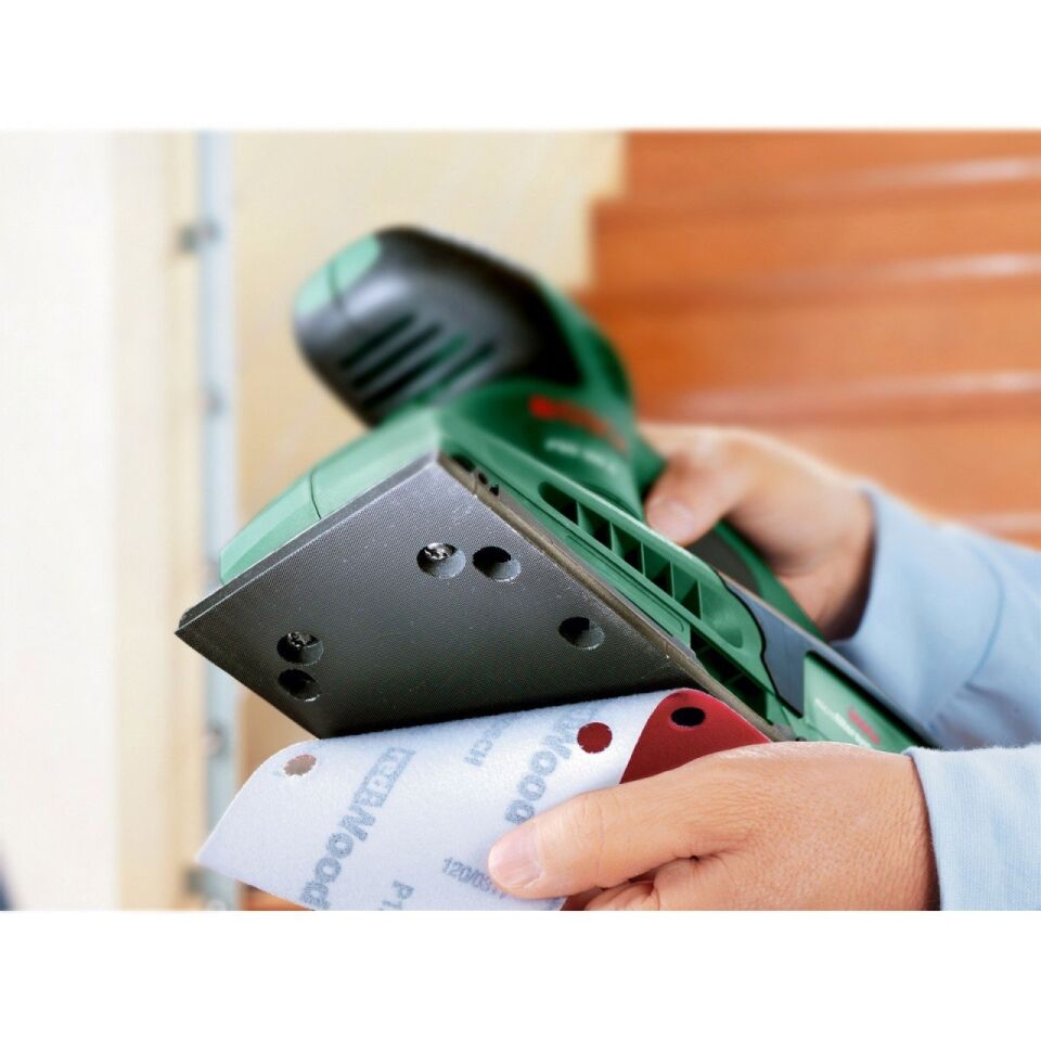 BOSCH 115x230 mm 240 Kum Delikli Cırtlı Zımpara (10 Adet)