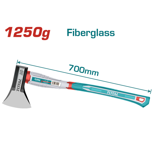 Total Fiberglass Saplı Yarma Balta (1250gr) THAX061250