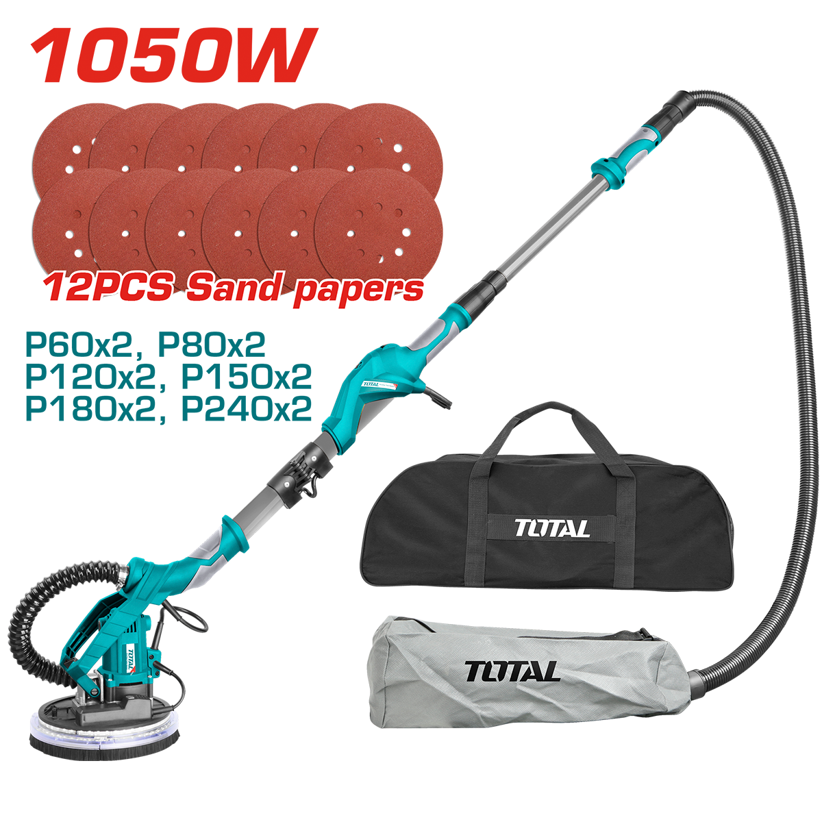 Total Alçıpan Zımparalama Makinesi TWS10501