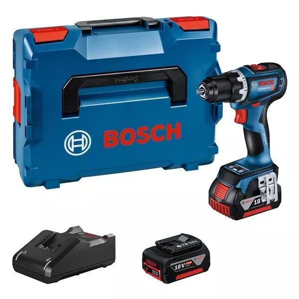 BOSCH GSB 18V-90 C Kömürsüz Şarjlı Darbeli Matkap 18 Volt 5.0 Ah