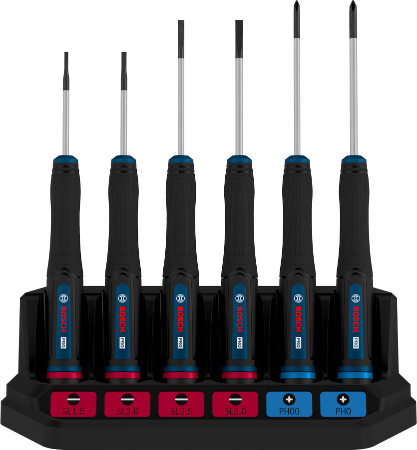 BOSCH PRO Saatçi Hassas Tornavida Seti 6 Parça