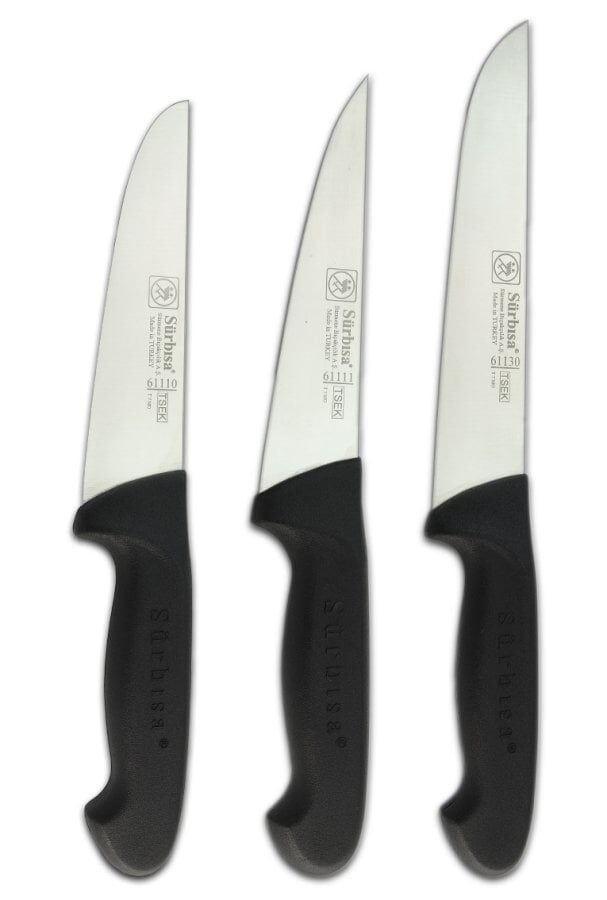 SÜRBİSA 61521 Kasap Seti (3 Parça Pimsiz)