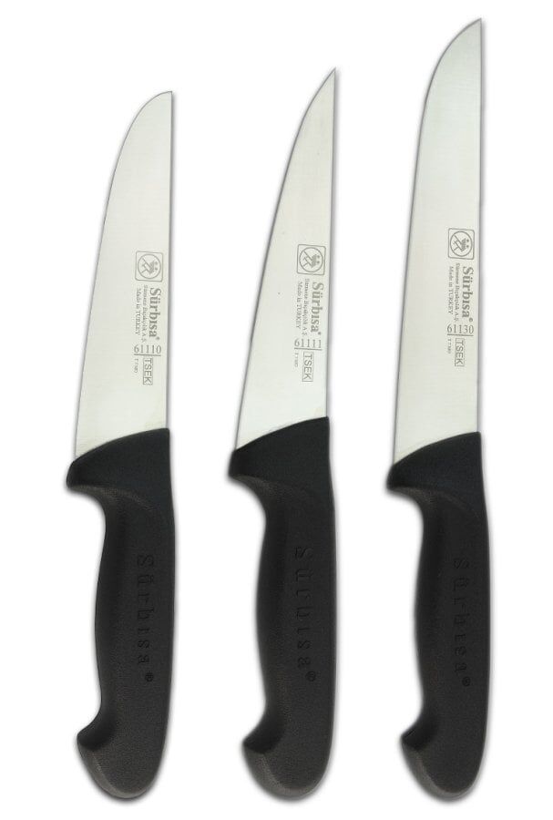 SÜRBİSA 61521 Kasap Seti (3 Parça Pimsiz)