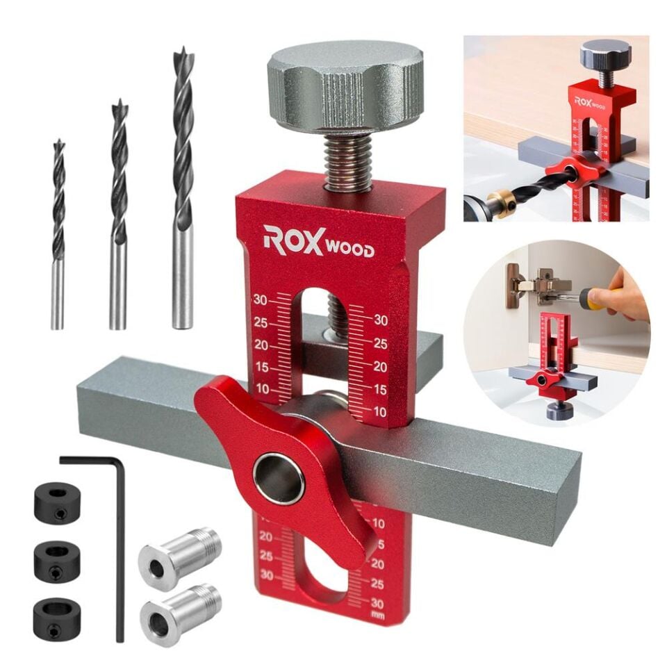 ROX WOOD 0308 Dolap Kapısı Konumlandırma Ve Montaj Kılavuzu