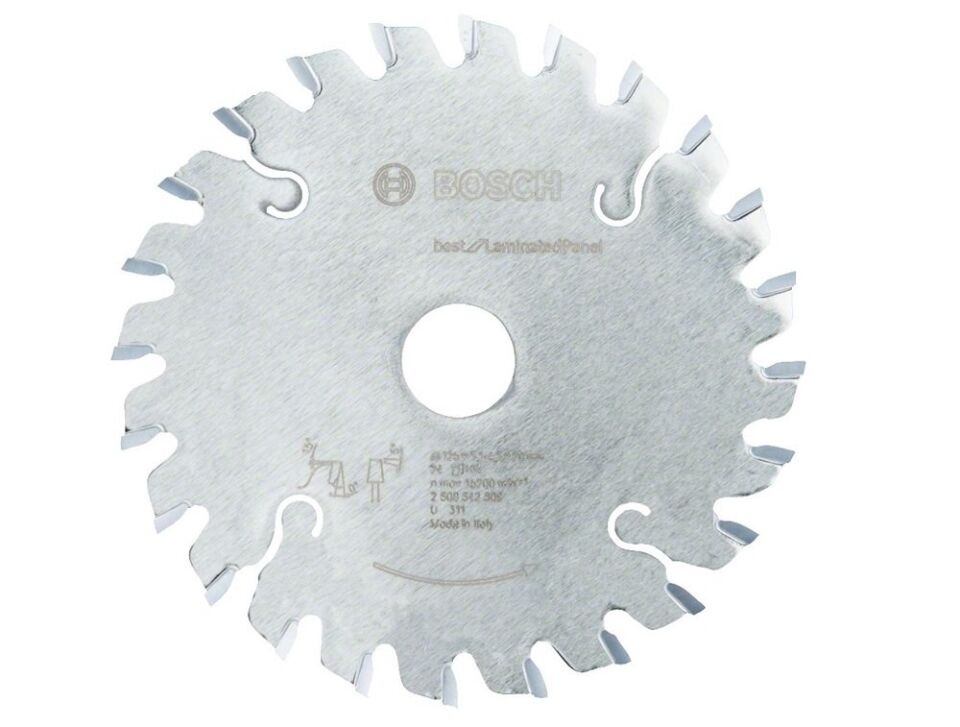 BOSCH Best for Laminated 125x20 mm 24 Diş Elmas Çizici Testere (2608642609)