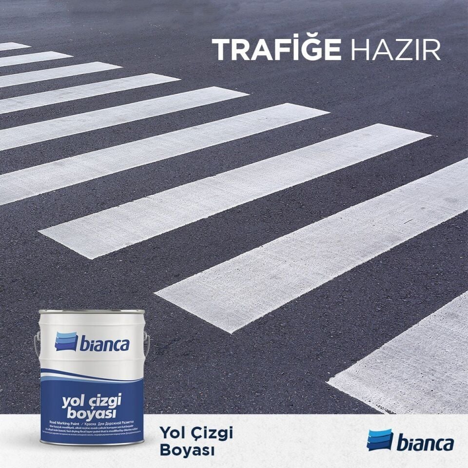 Bianca Yol Çizgi Boyası - Beyaz 20KG