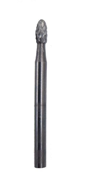 NEXON H Tipi 3 mm Oval Elmas - Karbür Kalıpçı Freze Ucu (Dremel Uyumlu)