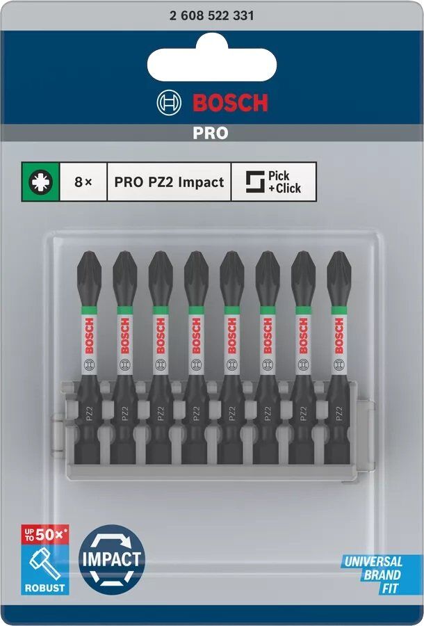 BOSCH PRO Control PZ2x55 Yıldız Bits Uç (Torklu Vidalamalar için)