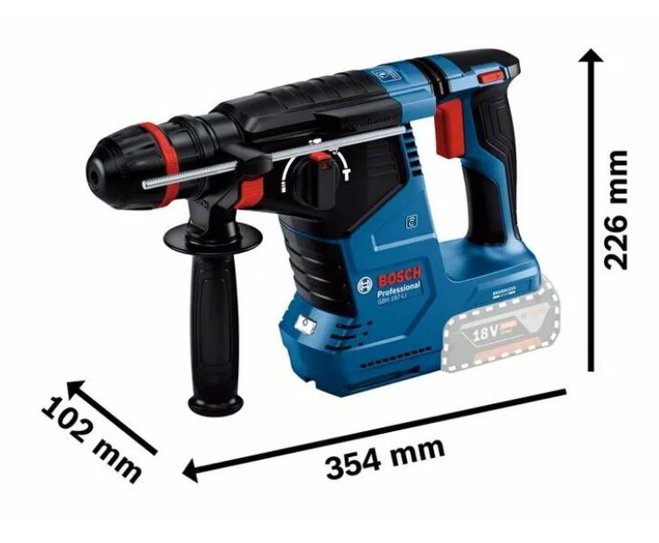 BOSCH GBH 187 LI ONE Akülü Kırıcı Delici 18 Volt (Akü ve Şarj Aleti Hariç)