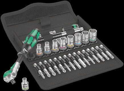 WERA 8100 SC 6 Zyklop Speed 1/4'' Cırcır Seti 28 Parça (05004016001)