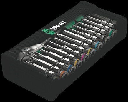 WERA 8100 SC 6 Zyklop Speed 1/4'' Cırcır Seti 28 Parça (05004016001)