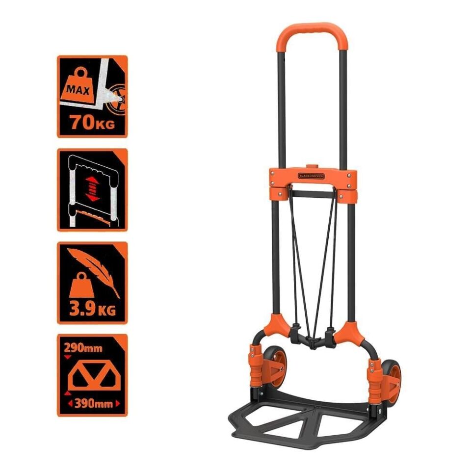 BLACK+DECKER BH200 Katlanır El Arabası 65 Kg