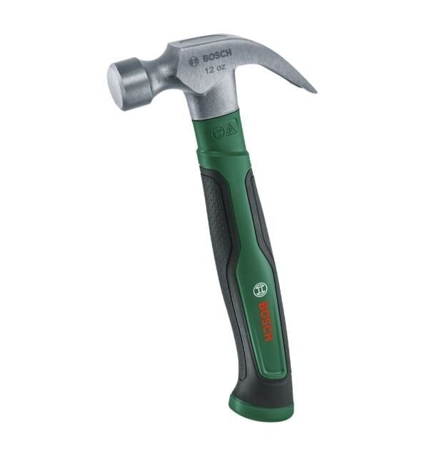BOSCH 340 gr Orta Boy Yuvarlak Başlı - Çatal Ağızlı Çekiç 12 OZ