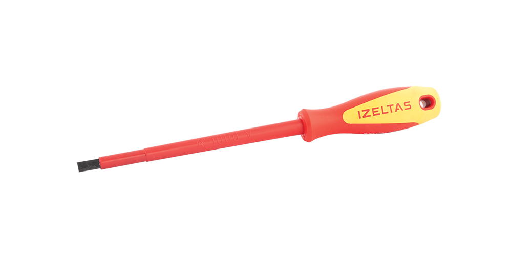 İZELTAŞ 1000V İzoleli Elektrikçi Tornavida 6.5 x 150 mm (4140 17 6515)
