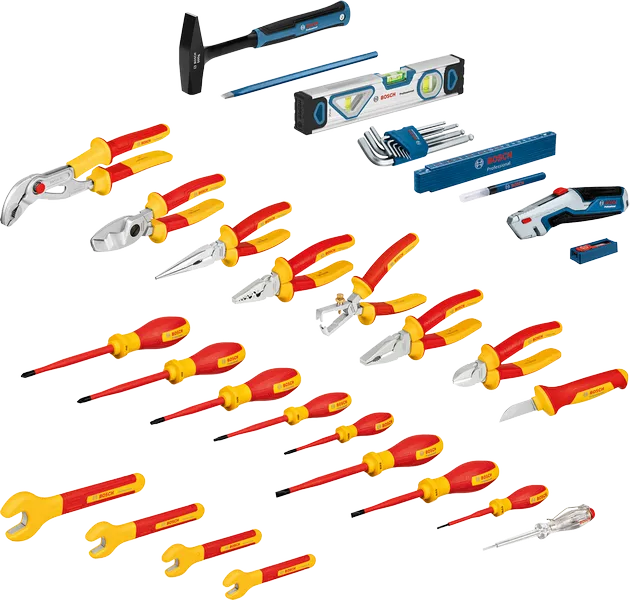 BOSCH Profesyonel 1000 Volt İzoleli 37 Parça El Aleti Seti (1600A02NG4)