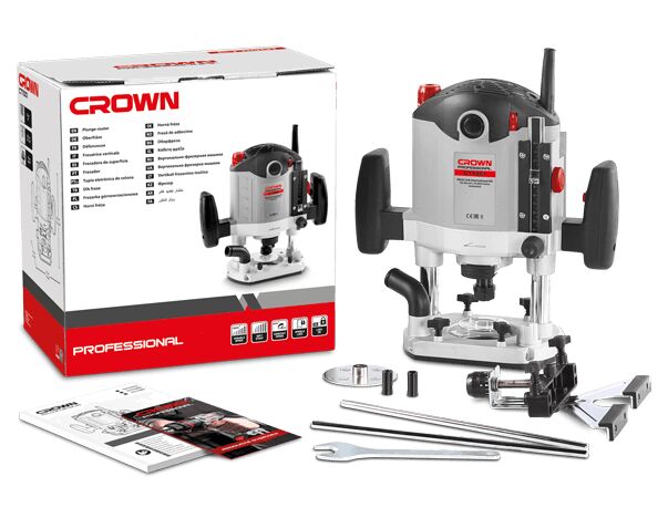CROWN CT11001 El Freze Makinası 12 mm 2100 Watt