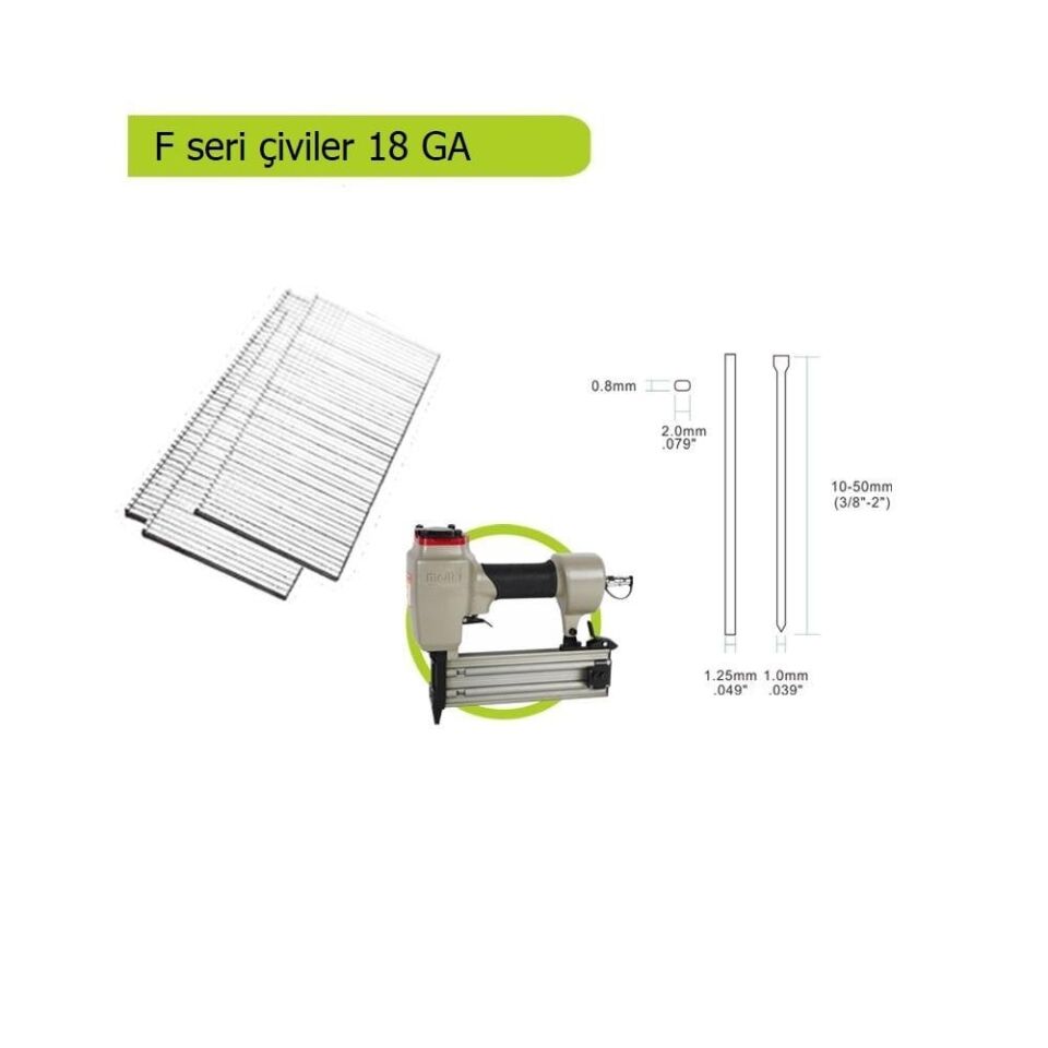 MEITE MT 1850 Havalı Çivi Çakma Tabancası F50