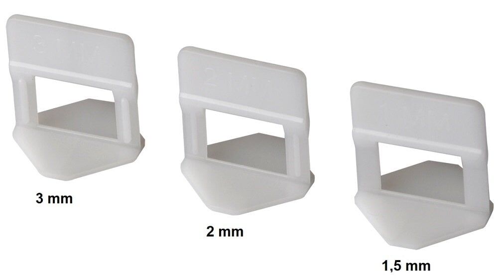 KRİSTAL Fayans - Seramik Seviye Klipsi 3.0 mm (250'li Paket)