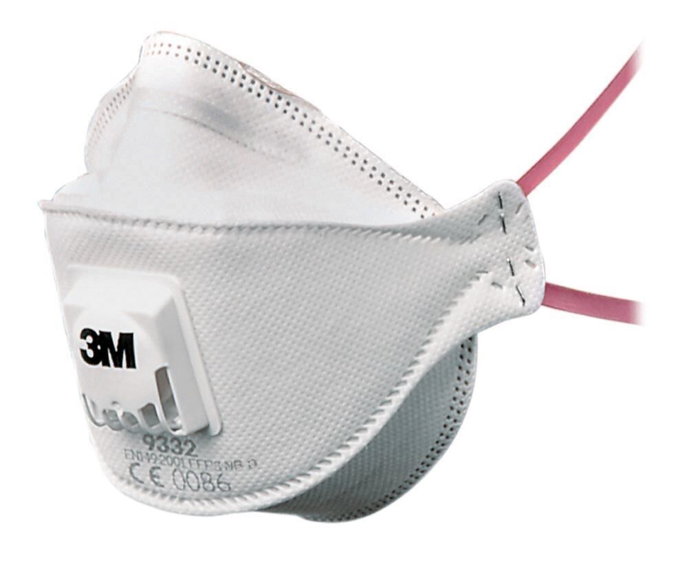 3M 9332 Ventilli Toz,Duman,Metal Dumanı Maskesi FFP3