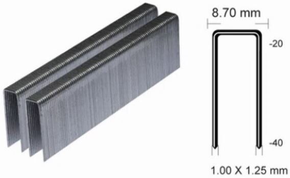 MEITE 9230 Zımba Teli 30 mm (9240 Havalı Tabancalar için)