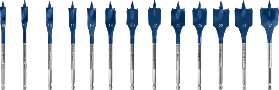 BOSCH EXPERT SelfCut Yaprak Tip Ahşap Matkap Ucu Altıgen Saplı (Ölçü Seçiniz)