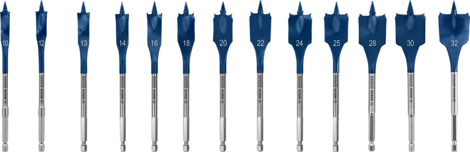 BOSCH EXPERT SelfCut Yaprak Tip Ahşap Matkap Ucu Altıgen Saplı (Ölçü Seçiniz)