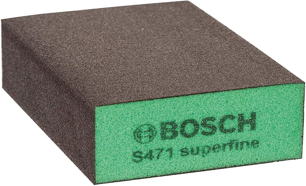 BOSCH S471 Dört Taraflı Sünger Zımpara Takoz-Sert (Kum Seçiniz) 100 Kum