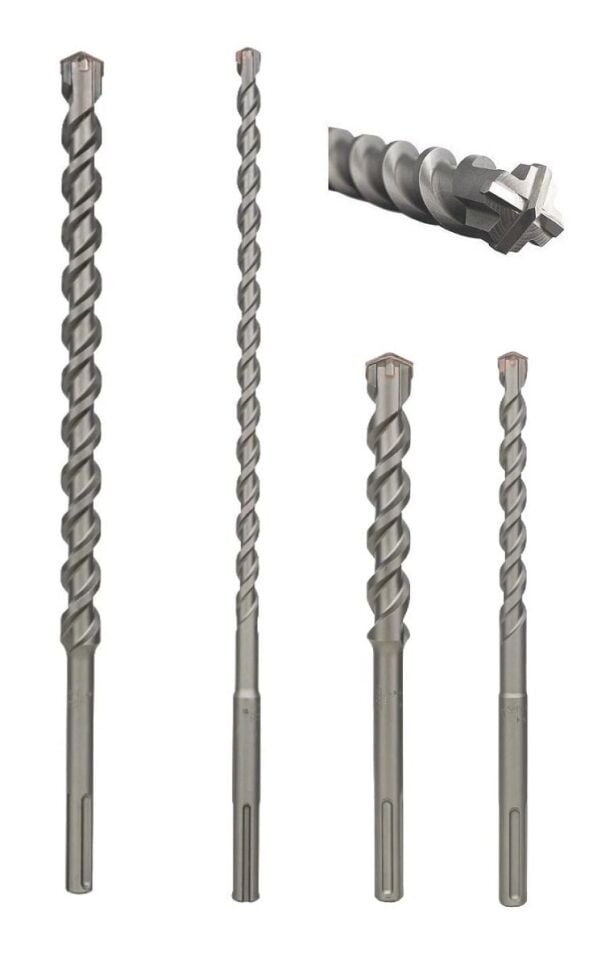BOSCH SDS Max-4 Kırıcı Deliciler için Beton Matkap Ucu (Ölçü Seçiniz)