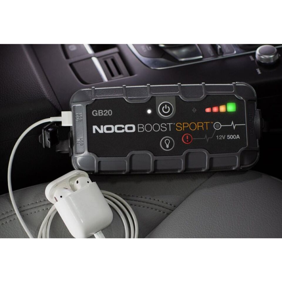 NOCO GENIUS GB20 Ultrasafe Lityum Akü Takviye Cihazı+Powerbank 500A