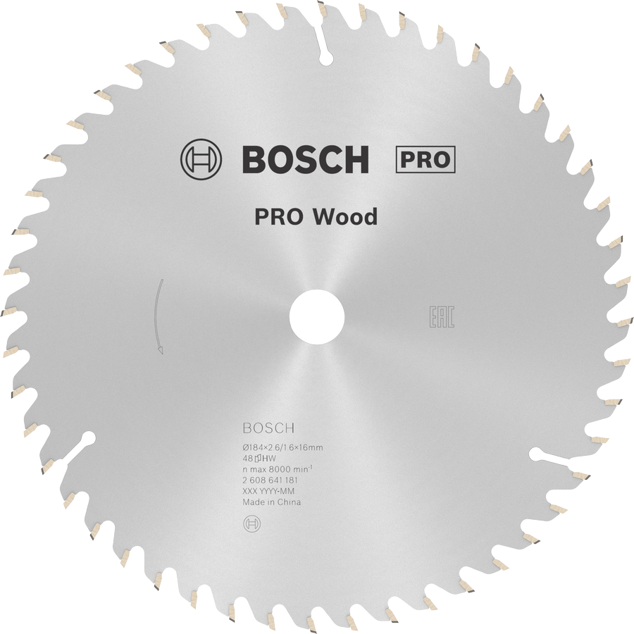 BOSCH Optiline Wood 184 mm 48 Diş Ahşap Daire Testere Bıçağı