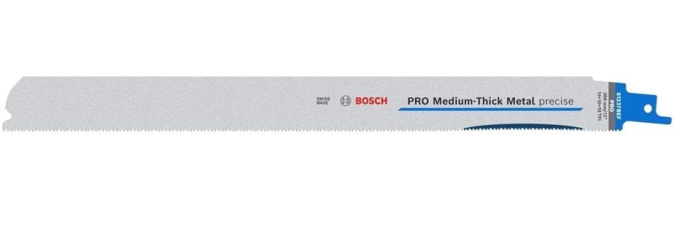 BOSCH PRO S 1237 BEF Metal Kesimi İçin Orta Hizmet Tilki Kuyruğu Testere Ucu 300 mm