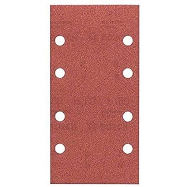 BOSCH 93x185 mm Dört Köşe Cırtlı ve Delikli Zımpara (Kum Seçiniz) 80 Kum