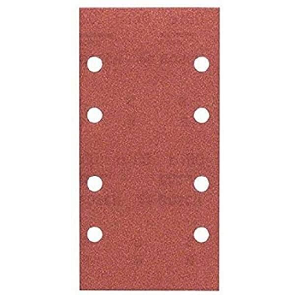 BOSCH 93x185 mm Dört Köşe Cırtlı ve Delikli Zımpara (Kum Seçiniz) 80 Kum