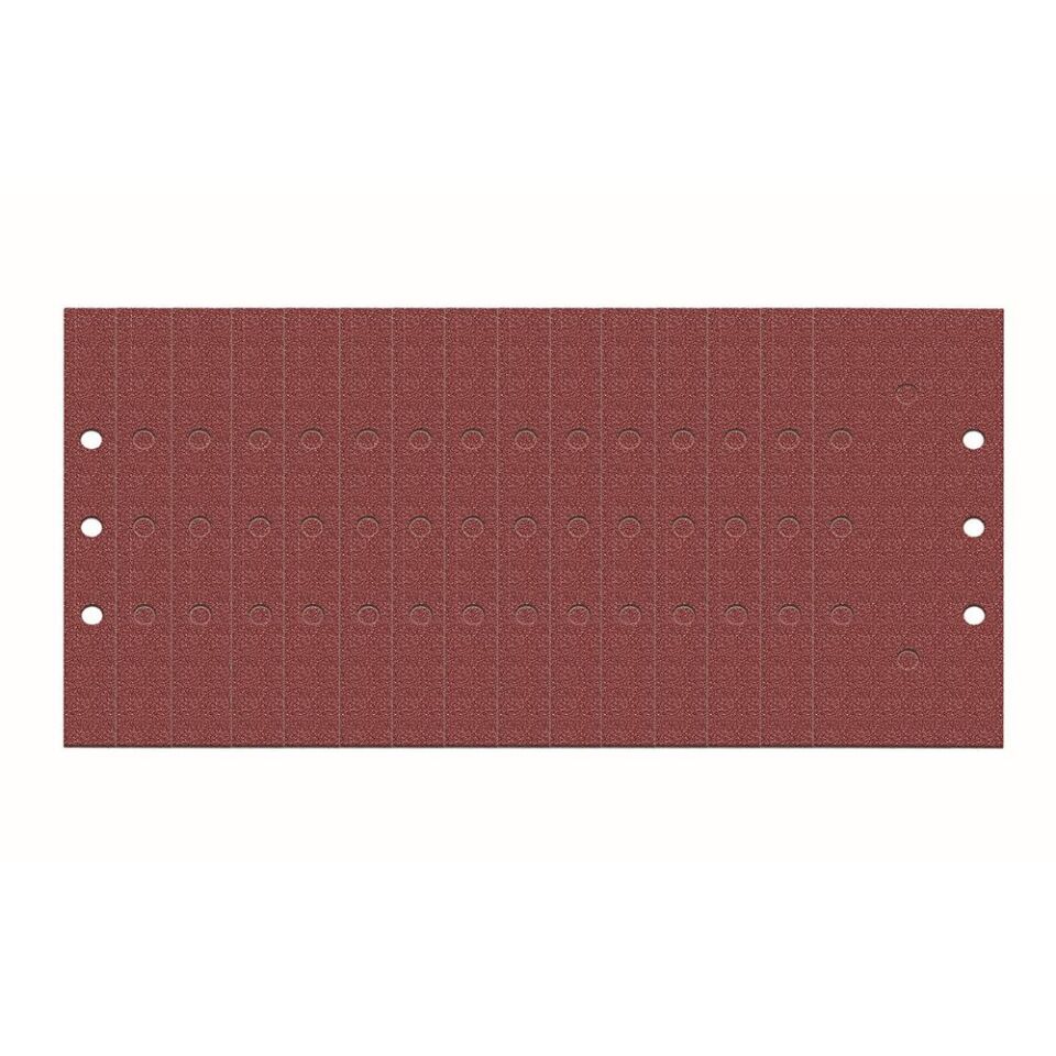 WORX WA2029 185x95mm 60, 80, 120 Kum, 15 Adet Cırtlı Universal Zımpara Kâğıdı Seti