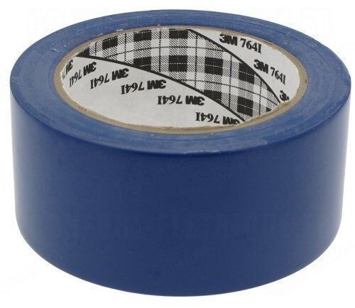 3M 7641 Yer İşaretleme Vinil Bant-Mavi
