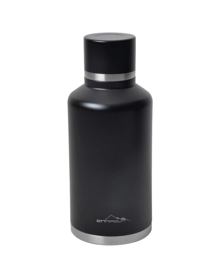 NURGAZ Campout Çift Katmanlı Termos Siyah 2000 ml (NG 165)