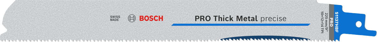 BOSCH PRO S 1137 HBF Metal Kesimi İçin Orta Hizmet Tilki Kuyruğu Testere Ucu 225 mm