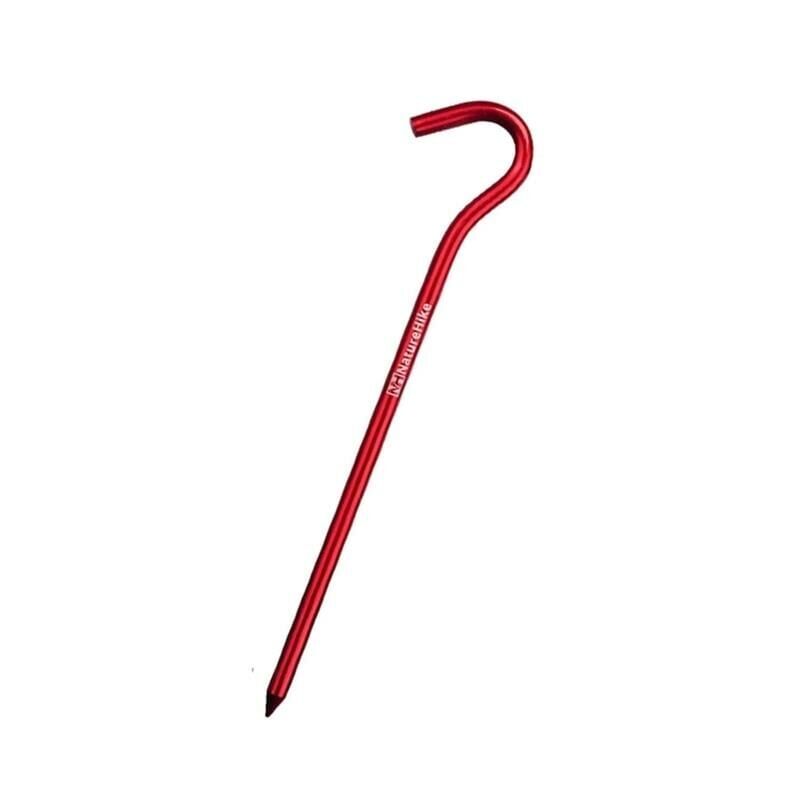 NATUREHIKE C-Kafa 16 Cm Kırmızı Çadır Kazığı (8 Parça)