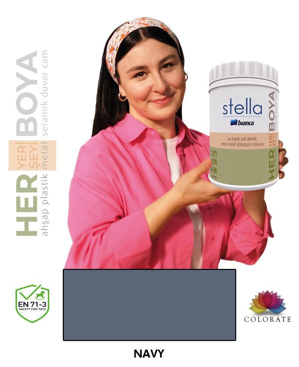 Bianca Stella Su Bazlı Boya Navy