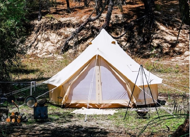 NURGAZ Campout 4 Metre Kanvas Çadır (NG CBKC-4)