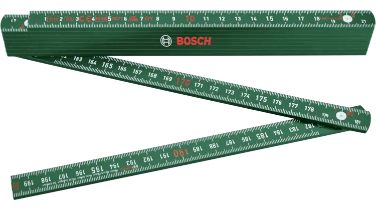 BOSCH Yeşil Katlanabilir Kırma Metre 2 mt