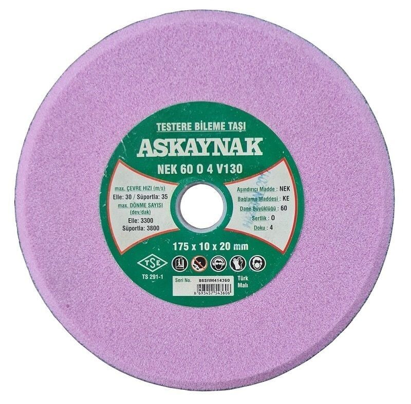 ASKAYNAK NEK Şerit Testere Bileme Taşı 175x10x20 mm
