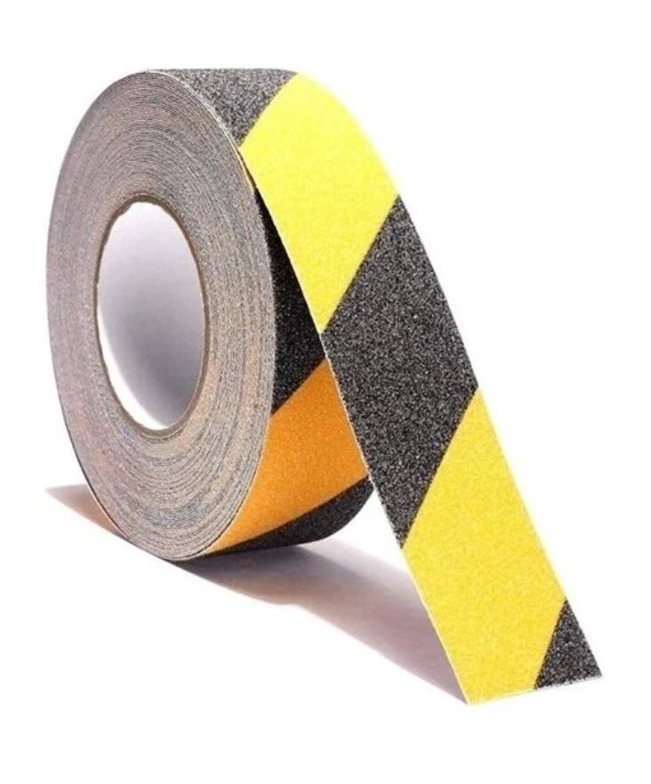 STARLİNE Kaydırmaz Bant Sarı-Siyah 25 mm x 15 Metre