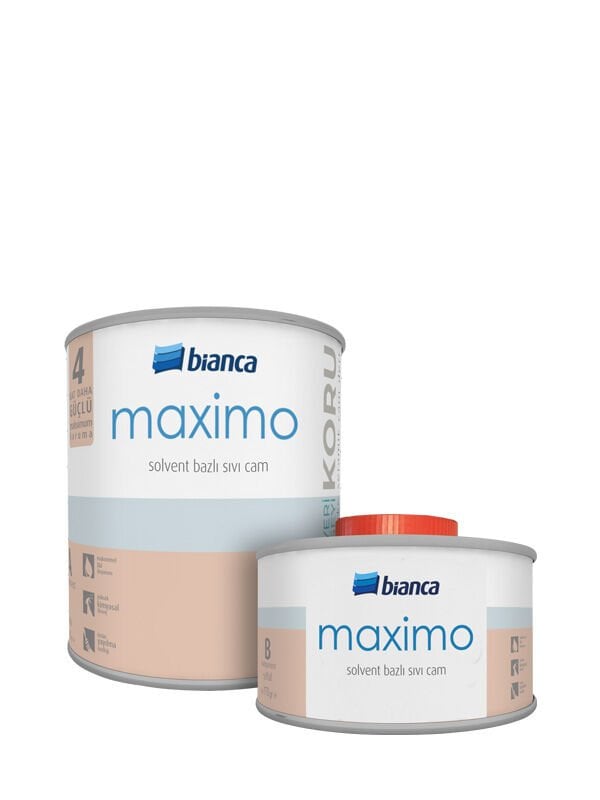 Maximo – Solvent Bazlı Sıvı Cam (İpek Mat) 500ml