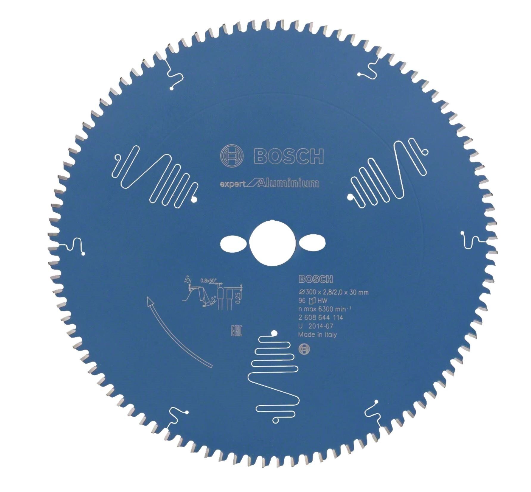 BOSCH Expert For Aluminyum 300x30x2.8 mm 96 Diş Elmas Daire Testere (2608644114)