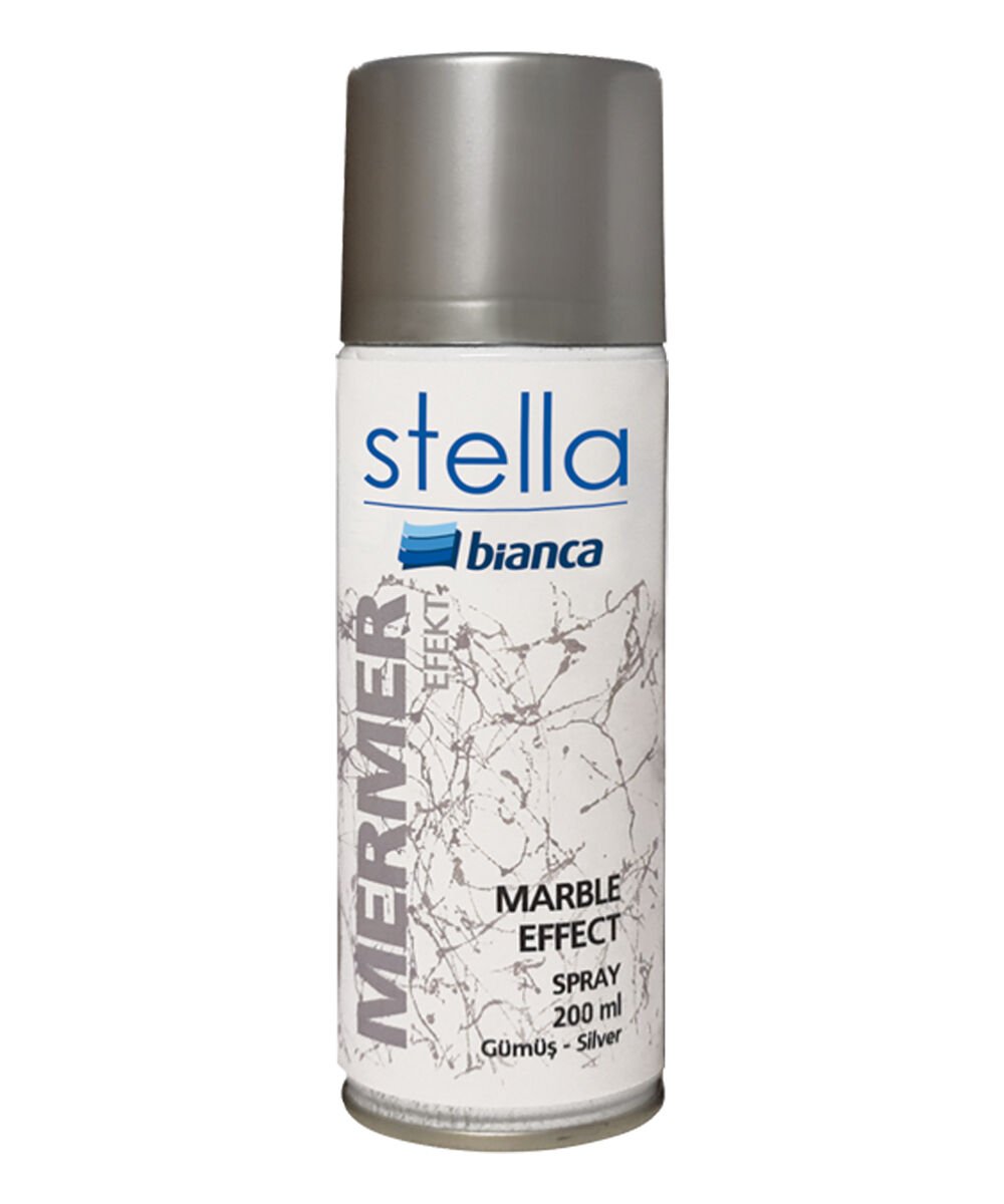 Bianca Stella – Mermer Efekt Sprey Gümüş